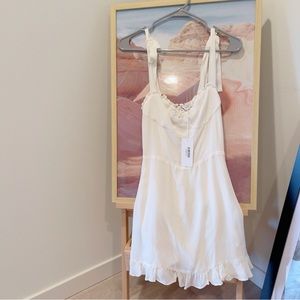 Reformation Christine Dress Ivory - size 6